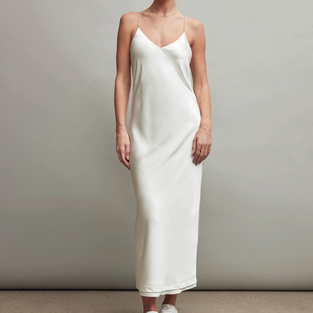 Carbon 38 Satin Slip Dress